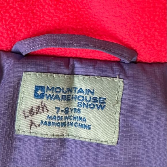 MOUNTAIN WAREHOUSE Girls Hooded Full-Zip Insulated Ski Jacket Multicolor - Picture 13 of 16